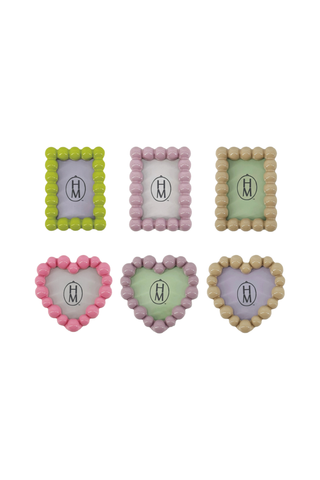 Sweetheart Beaded Photo Frame Magnet