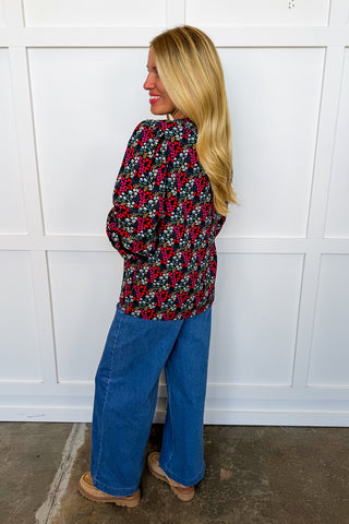 The Cecila Top In Orchard Path Multi By Mary Square