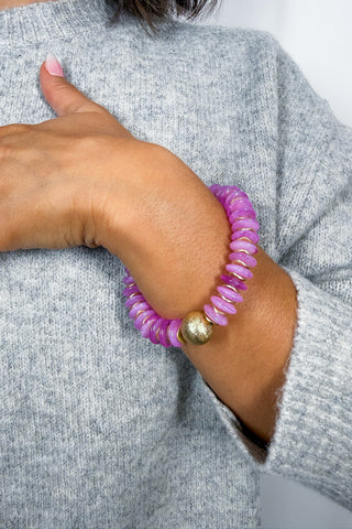 Chloe Bracelet in Orchid by Michelle McDowell