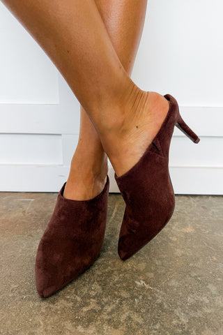 Sneak Peek Corkys Kitten Heel Mule in Chocolate