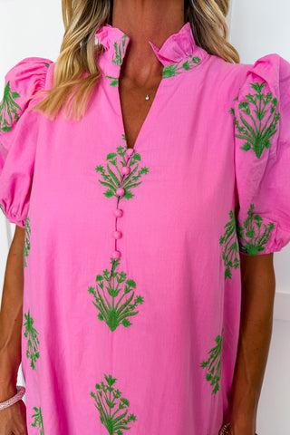 Bloom With Elegance Maxi Dress in Pink