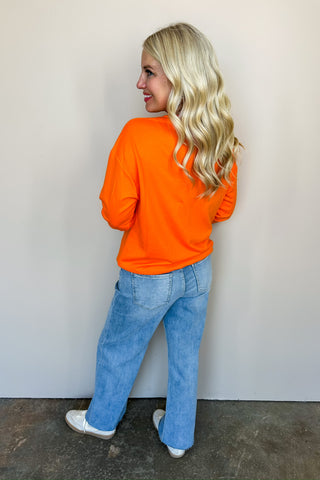 Trick or Treat Sequined Halloween Sweatshirt