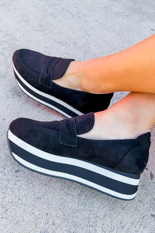 Black & White Platform Corkys