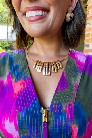 Gilded Grace Necklace & Earring Set