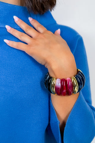 Radiance Glow Stretch Multi Bracelet