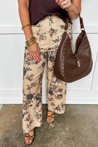 Blossom & Shade Floral Cropped Pant