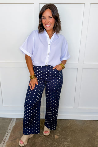 Perfect Work Basic Top in White