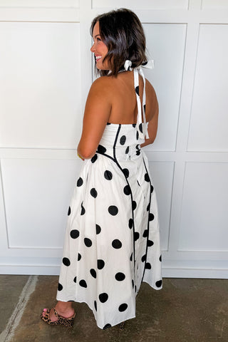 Marilyn Monroe Polka Dot Midi Dress