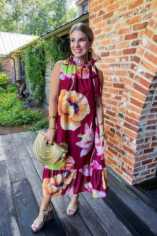 Rustic Romance Floral Dress