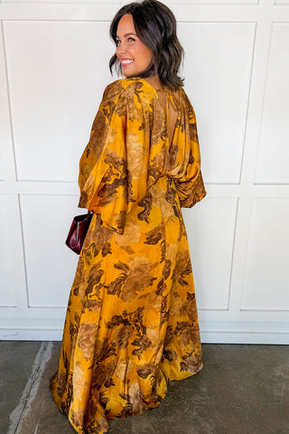 Golden Hour Floral Maxi Dress