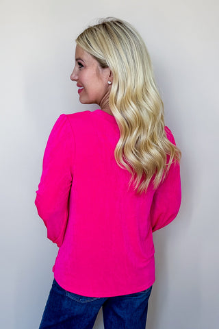 Boss Girl Top in Pink