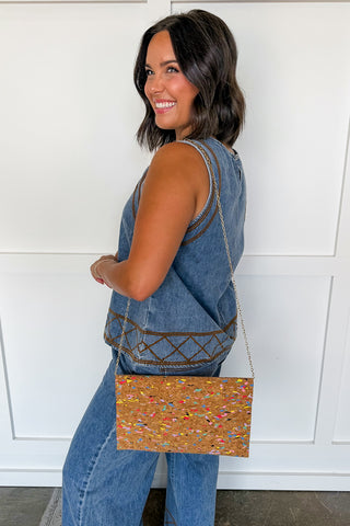 Denim Days Stitch Embroidery Pant Set