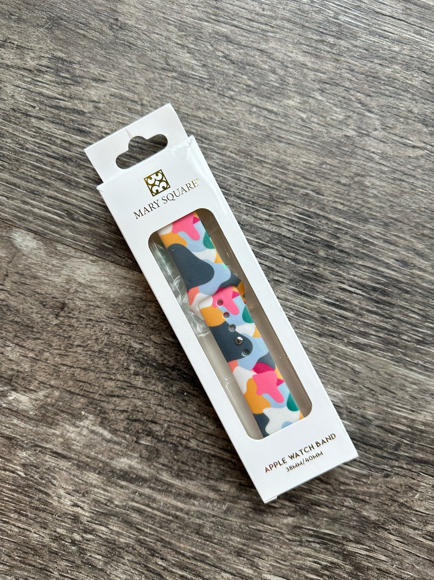 38MM/40MM Multi Color Abstract Mary Square Apple Watch Band