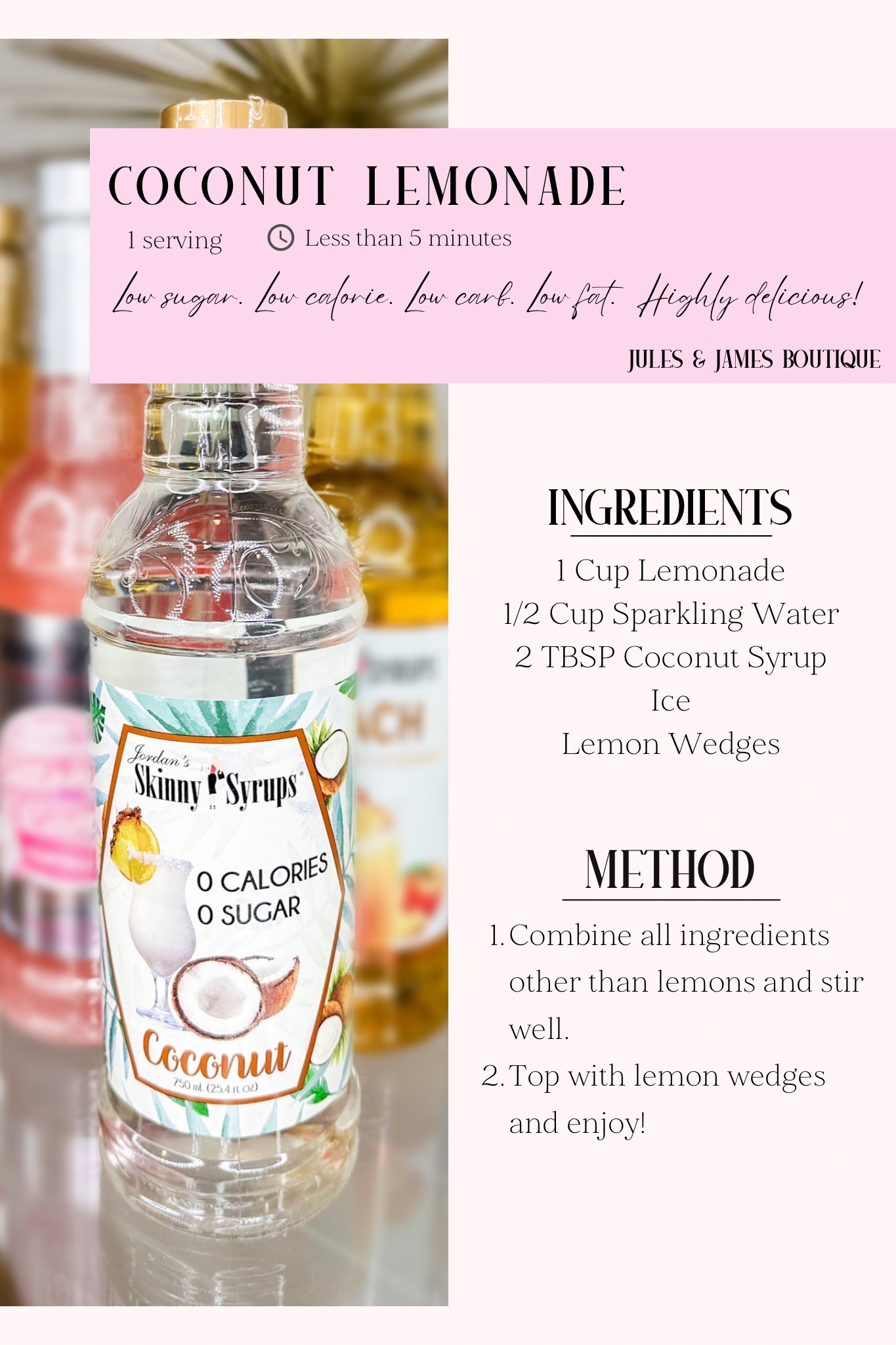 *PRE-ORDER* Sugar Free Skinny Syrup