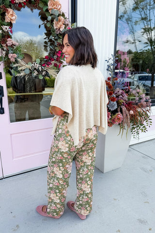 Everyday Button Down Cape Top