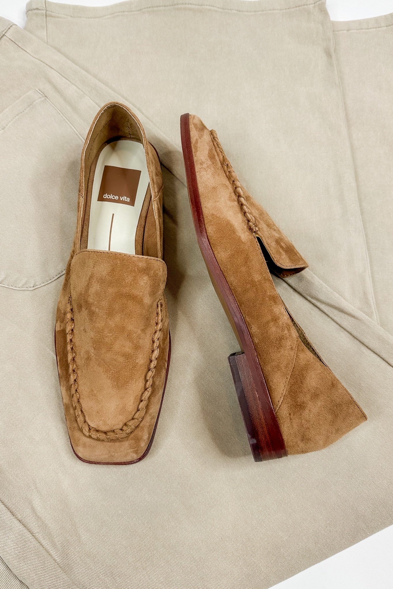 Dolce Vita Brown Suede Beny Loafer Flats