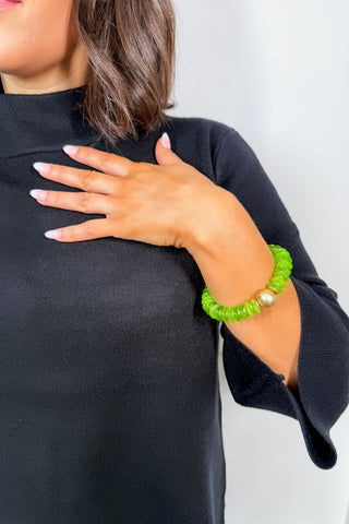 Chloe Bracelet in Lime by Michelle McDowell