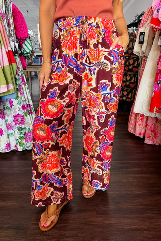 Everyday Flow Pants – Cocoa Bloom