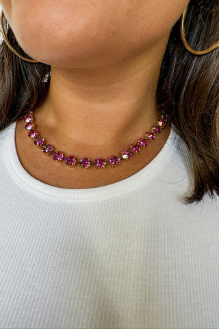 Tova Oakland Necklace Dark Rose Glimmer