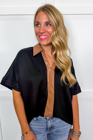 The Harper Colorblock Top