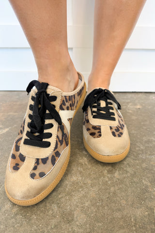 The Baron Leopard Sneaker Mule by Mia