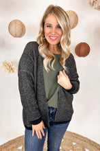 Load image into Gallery viewer, Down To Earth Knit Cardigan in Black