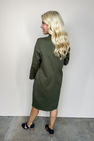 Dear Scarlett Portfolio Dress In Olive