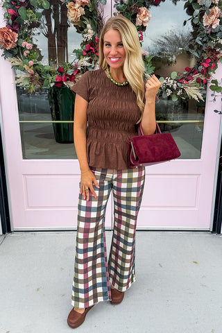 Sugar & Spice Gingham Pants