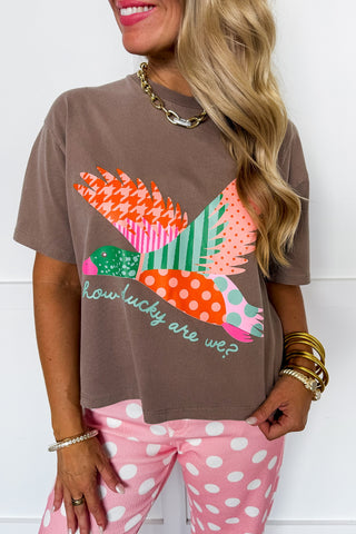 Poppy & Pine How Ducky Are We Cropped Graphic Tee