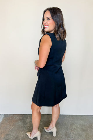 Classy Chic Short Dress In Black