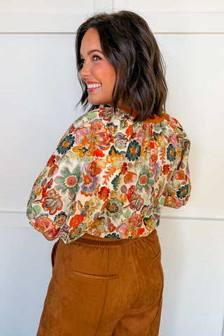 Painted Harvest Floral Top