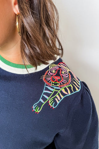 Tiger Trail Embroidered Sweater