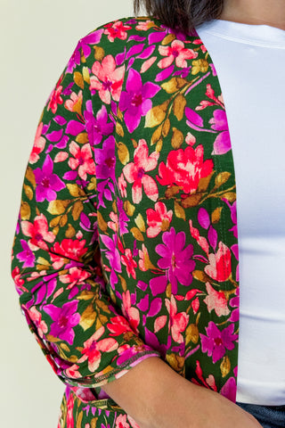 Dear Scarlett Liz Cardigan in Olive