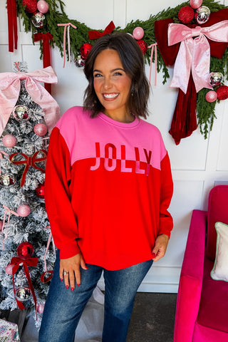 The Sarah Jolly Color Block Sweatshirt by Mary Square