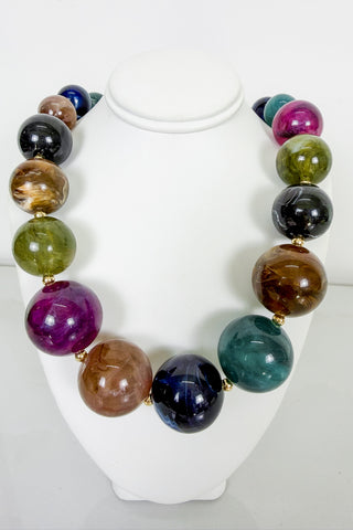 Jewel Tone Muse Necklace