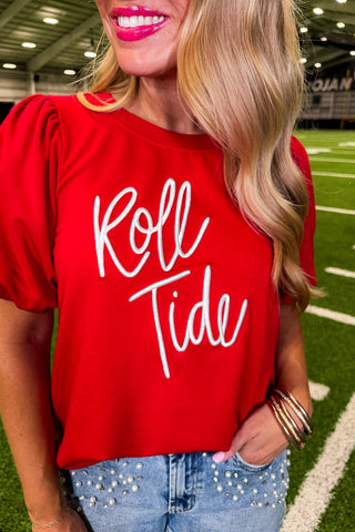 The Tina Top in Bama Tide by Mary Square