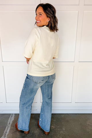 The Heart To Heart Embroidered Jeans by Mica