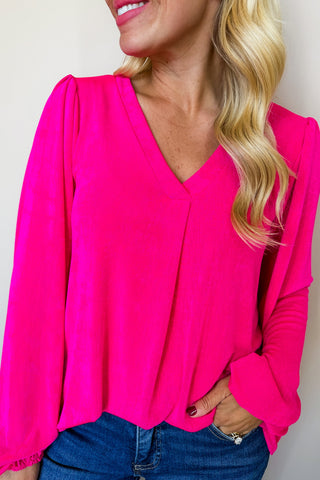 Boss Girl Top in Pink
