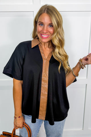 The Harper Colorblock Top