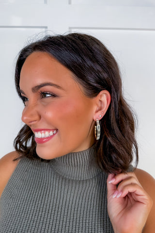 The Kora Earrings in Clear by Michelle McDowell