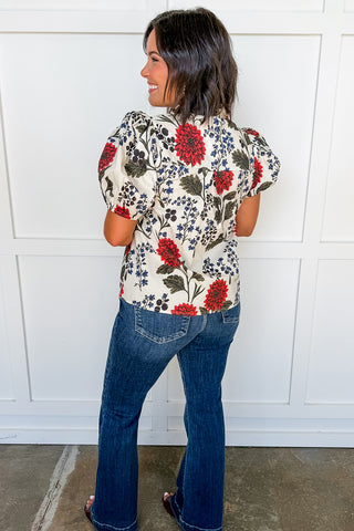 The Garden Society Floral Top