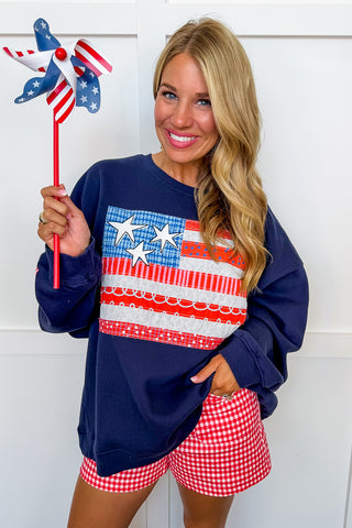 God Bless America Sweatshirt By Etta & East