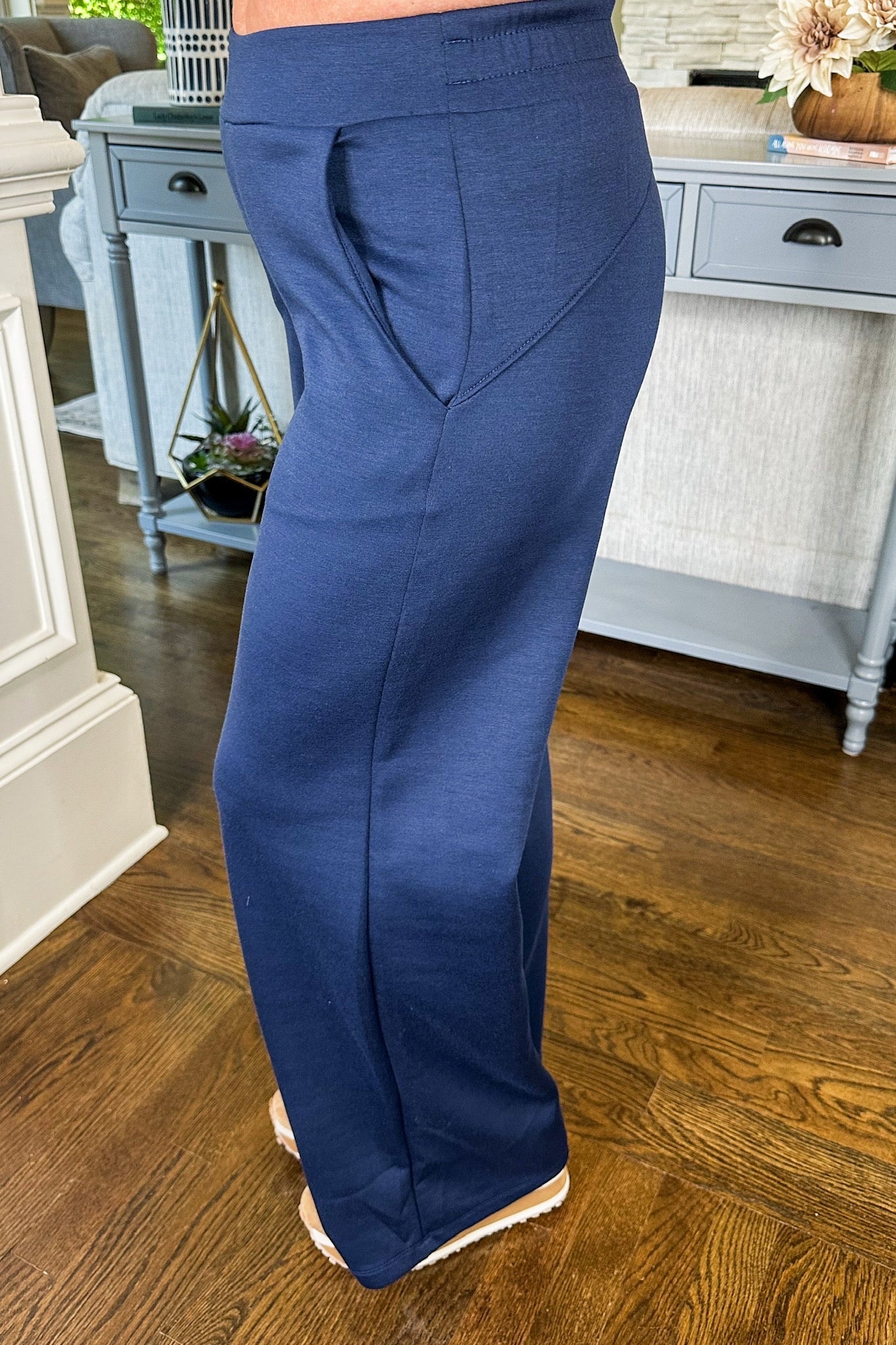 The Malibu Buttery Soft Pants in Navy