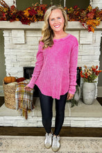 Load image into Gallery viewer, Closet Staple Waffle Knit Thermal in Pink
