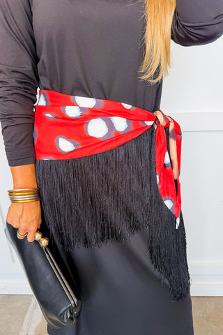 The Dotty Fringe Wrap