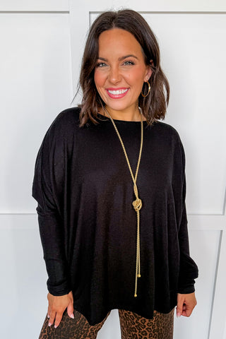 Golden Knot Necklace by Chan Sutt Pearls