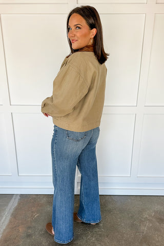 Bonfire Nights Cropped Barn Jacket