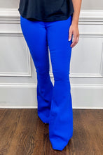 Load image into Gallery viewer, The Katy Perry Cobalt Stretchy Flare Jean