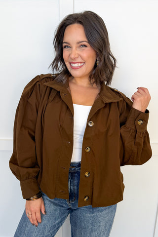 Western Avenue Dark Brown Jacket
