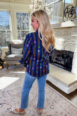 The Juliette Top in Midnight